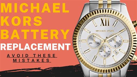 michael kors watch battery replacement price|michael kors battery replacement tool.